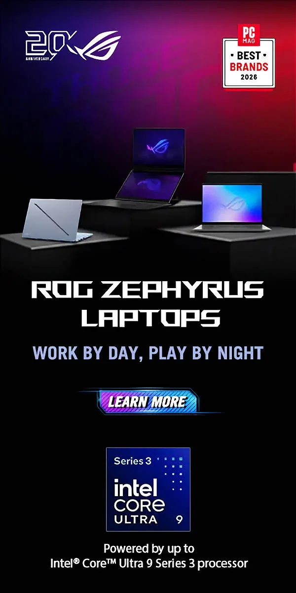 ASUS ROG advertisement